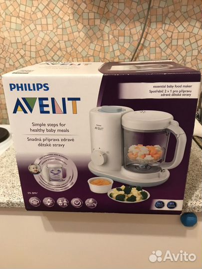 Пароварка-блендер philips avent 2-1