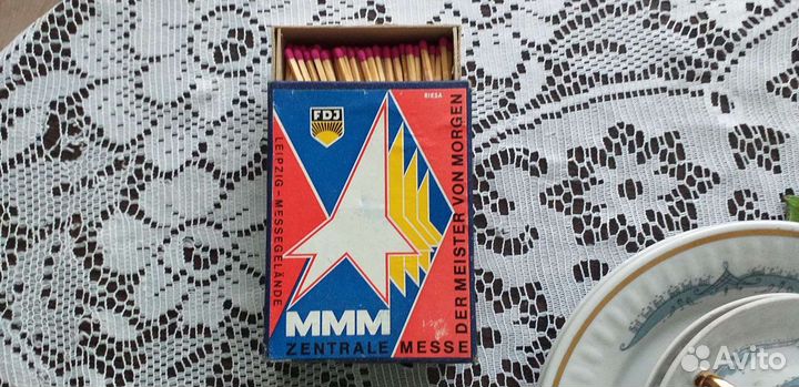 Спички коллекционные (большой короб) гдр