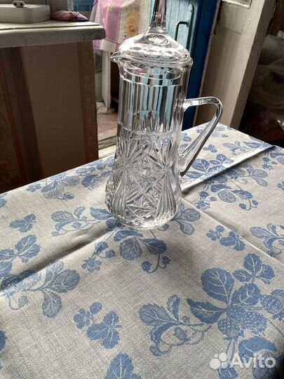 Кувшин хрустальный