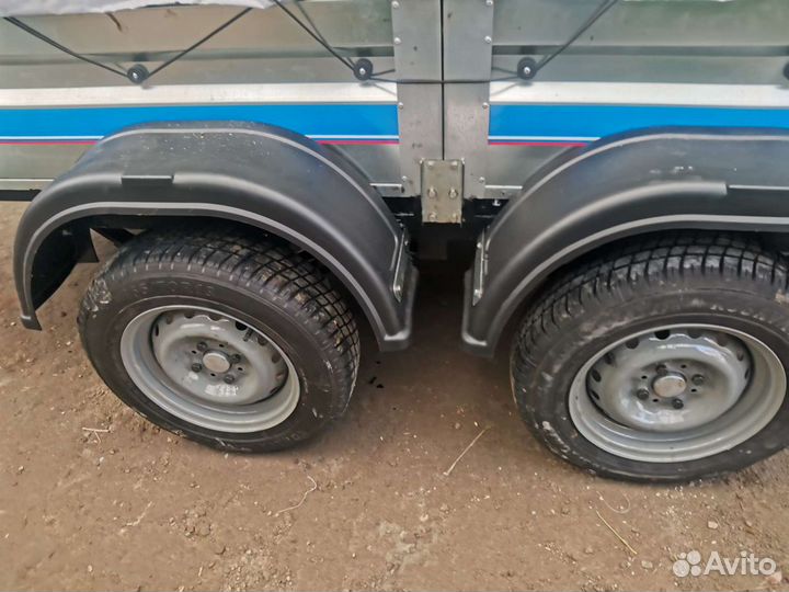Прицеп двухосный новый