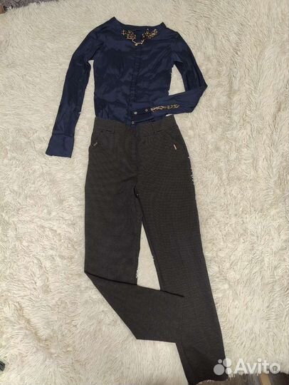 Женские вещи пакетом 44 куртка брюки блуза