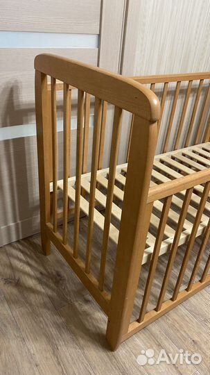 Детская кровать с матрасом (кокос)