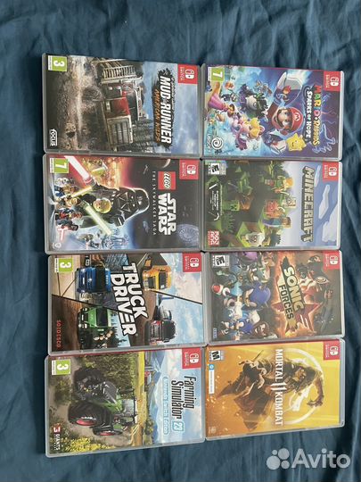 Диски на ps5 и nintendo свич