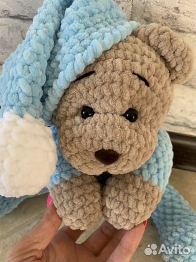 Мишка.Вязаные игрушки ручной работы