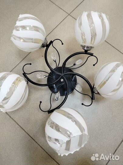 Люстра потолочная подвесная бу