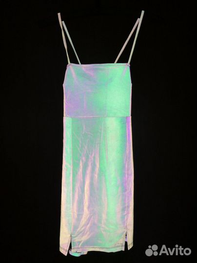 Платье светоотражающее коктейльное Jennyfer