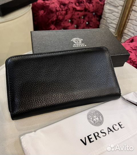 Портмоне мужское versace версаче