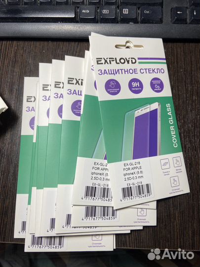 Защитное стекло iPhone x