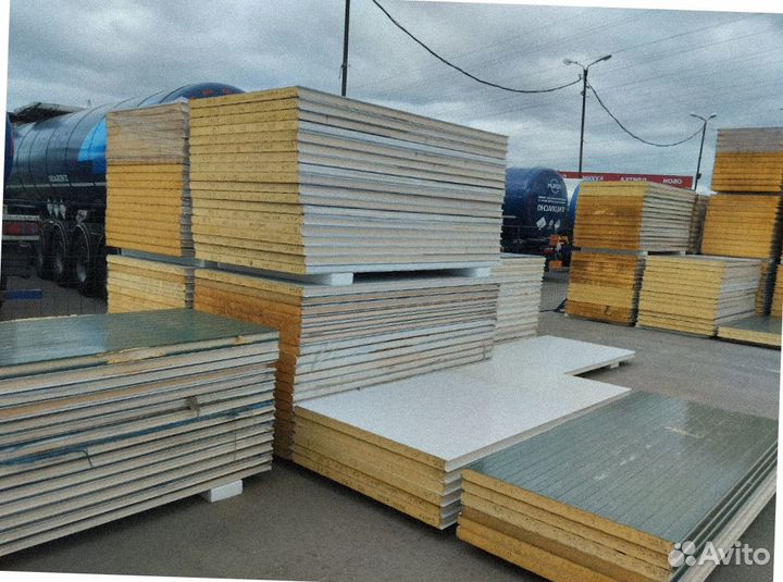 Сэндвич панели (стеновые) от 200 м2