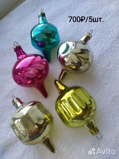 Ёлочные игрушки СССР