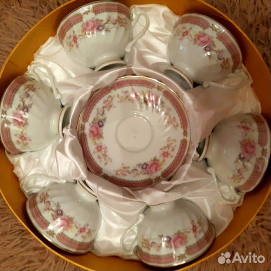 Фарфор. чайный набор (можно без коробки) цена ниже