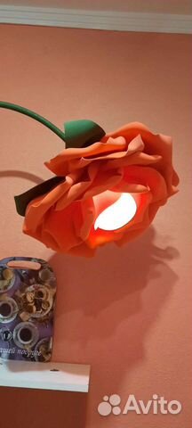 Торшер напольный роза