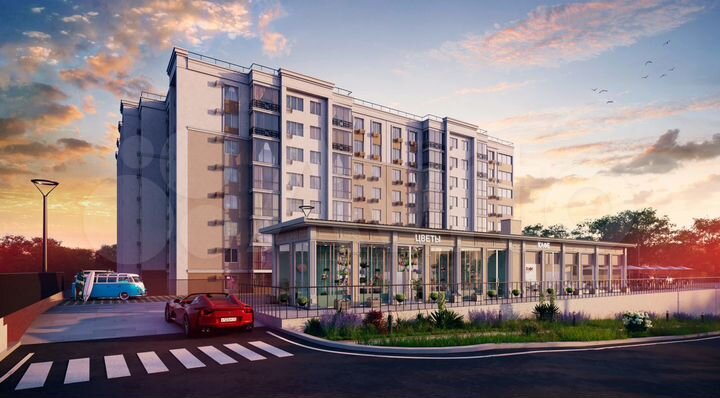 1-к. квартира, 34,5 м², 4/8 эт.