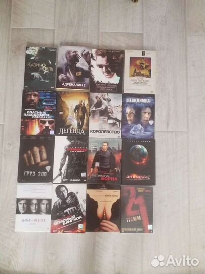 DVD диск с фильмами и сериалами