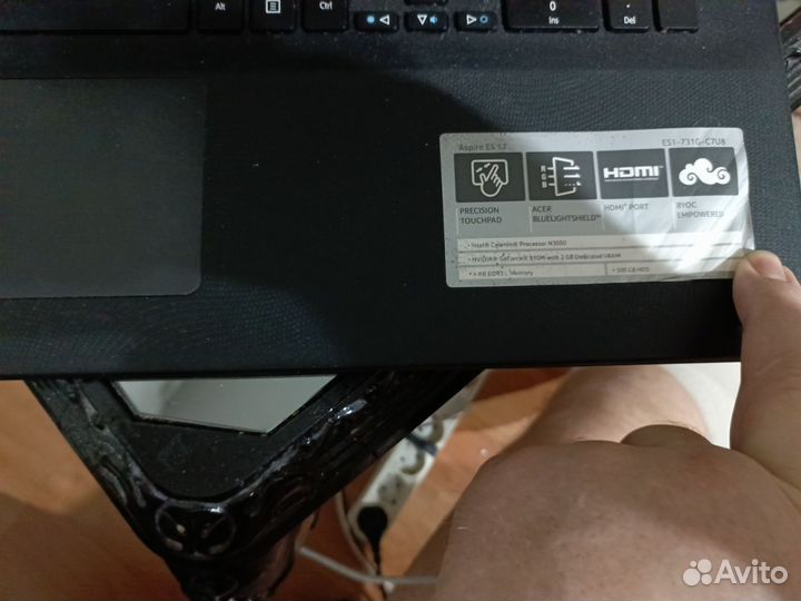 Продам Ноутбук acer ES1-731 series, model N15Q4