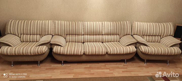 Диван с креслами бу