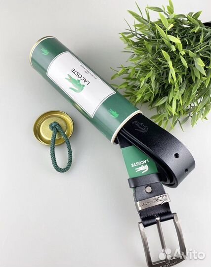 Мужской кожаный ремень lacoste и calvin klein