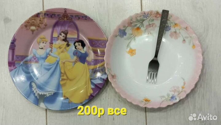 Детская посуда СССР