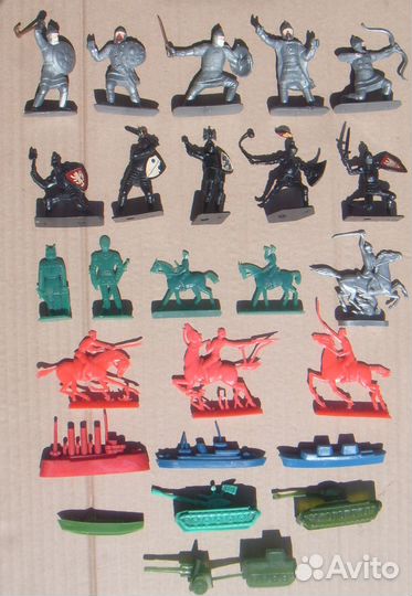 Солдатики, корабли, танки СССР