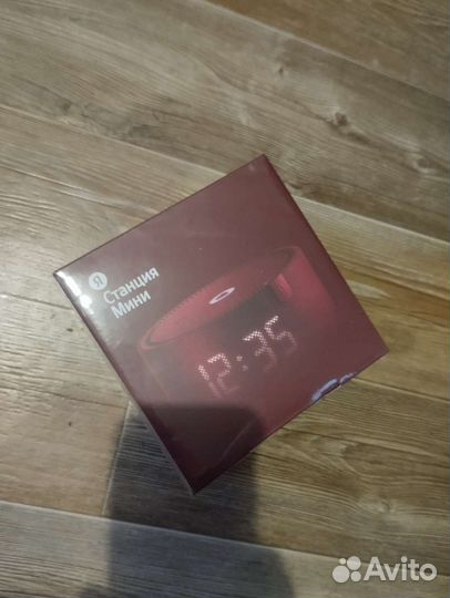 Яндекс станция мини с часами новая