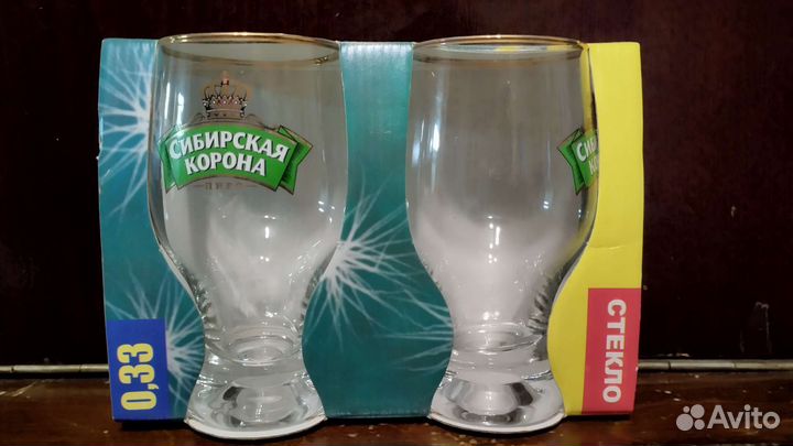 Новый набор стаканов для пива