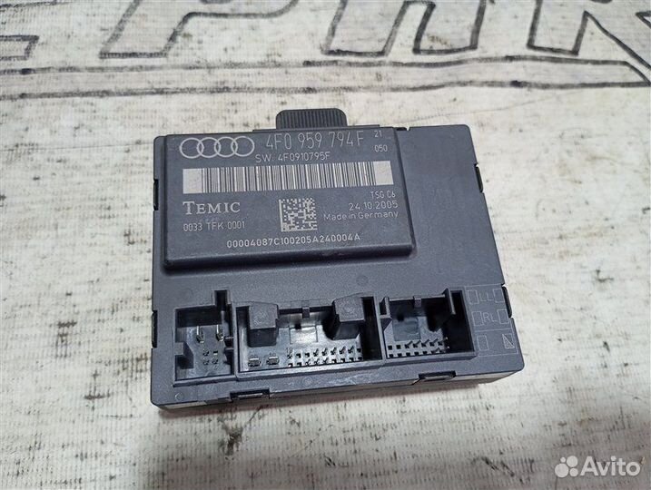 Блок управления двери задний правый Audi A6 C6 2.4