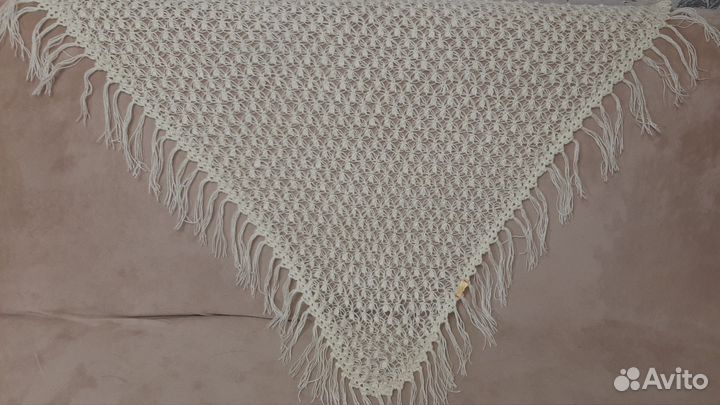 Шаль платок ажурный