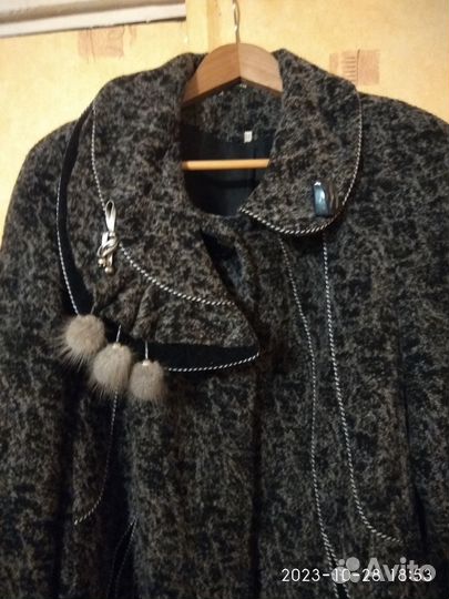 Пальто женское на шерстепоне 54-56