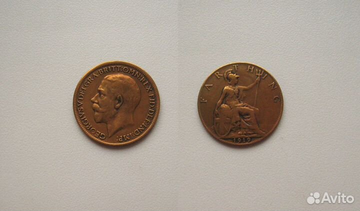 Монеты Великобритании 1918-37г