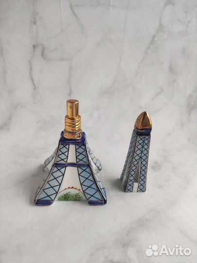 Фарфоровый флакон Эйфелева башня Париж