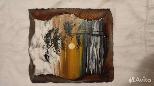 Панно из массива дерева 