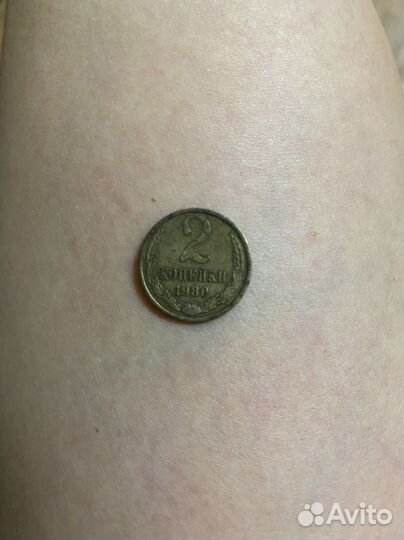 2 копейки СССР 1980
