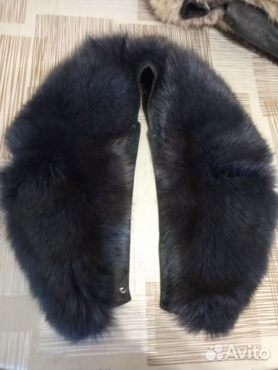 Воротники из натурального меха
