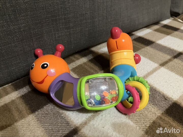 Игрушка развивающая Гусеница трещетка