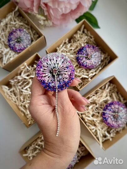 Брошь ручной работы