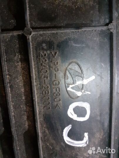 Накладка двигателя декоративная Hyundai Solaris