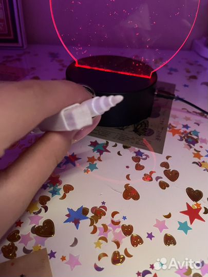 Лампа с маркером