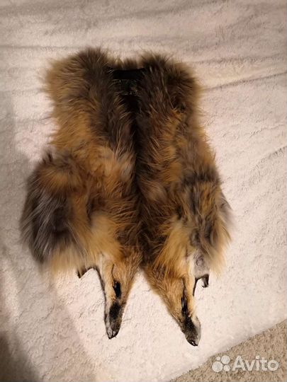 Жилет из меха лисы