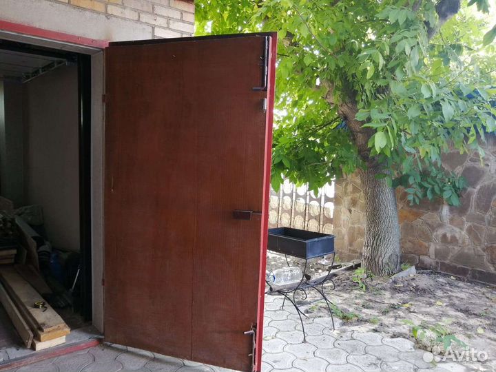 Ворота гаражные металлические бу