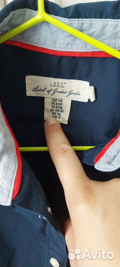 Рубашки H&M 134-140