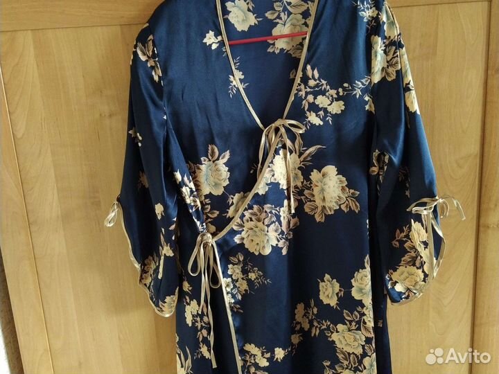 Халат,шелк,44-46р