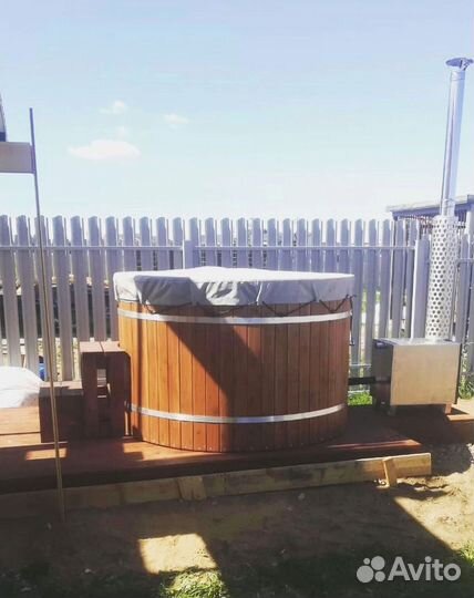 Банный чан купель с подогревом