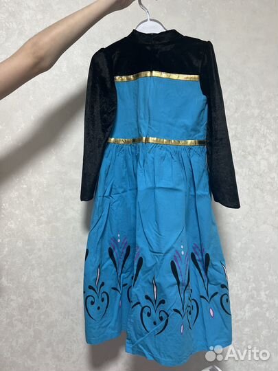 Костюм Эльзы карнавальный платье 110 122