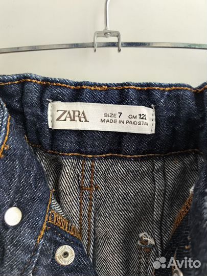 Джинсы широкий крой Zara на девочку 122 см