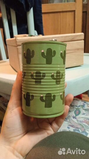 Банка-жестянка ручной работы)