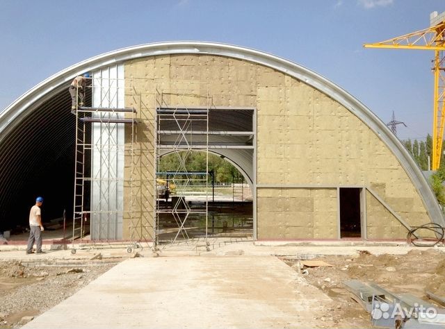 Быстровозводимые ангары в рассрочку 765 кв.м