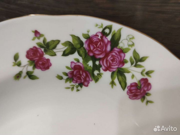 Тарелки фарфор винтаж СССР