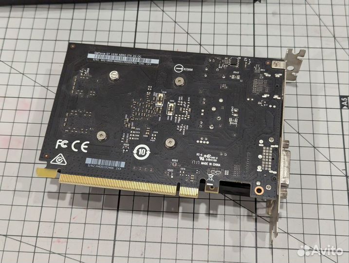 Видеокарта MSI GeForce GT 1030 ITX 2G OC