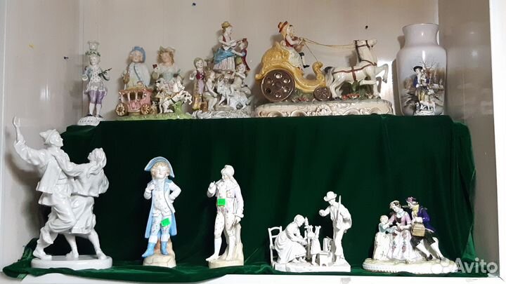 Фарфоровые статуэтки СССР, Европа, описание ниже
