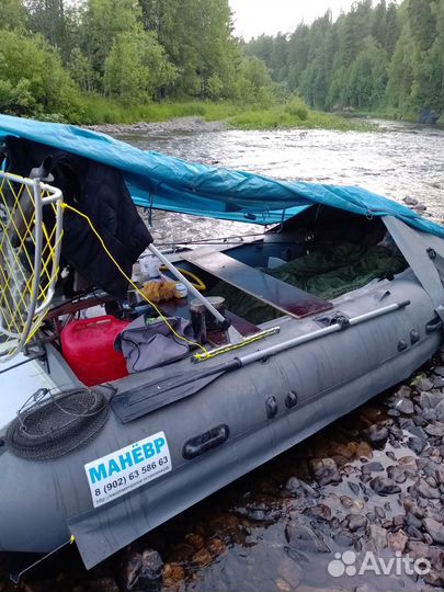 Аэролодка манёвр